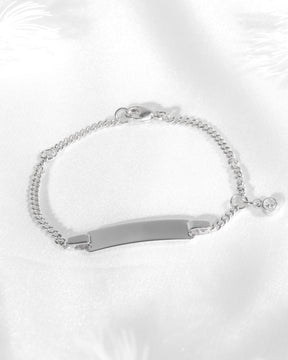 Gravurarmband Gravurplatte Zirkonia