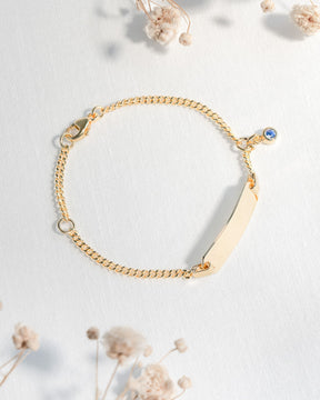 Gravurarmband Gravurplatte Zirkonia