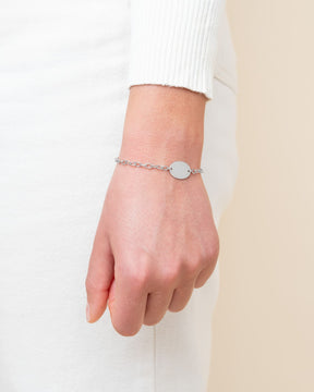 Grafik Upload Gravurarmband Gravurplatte Oval
