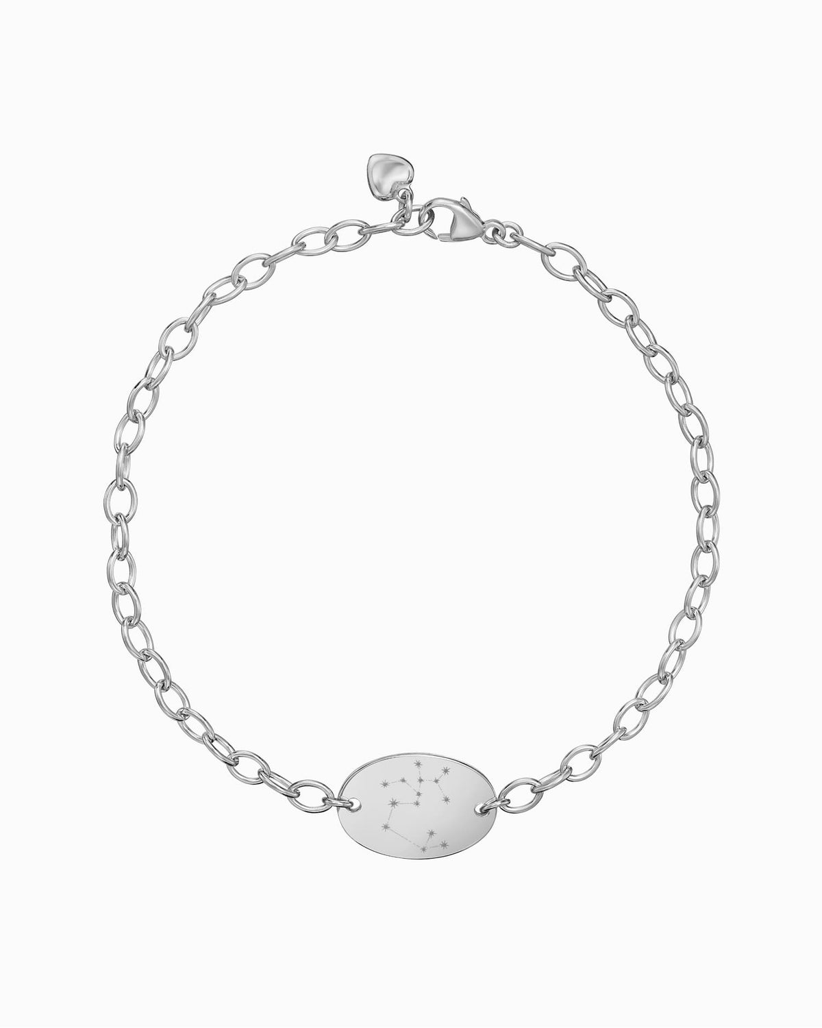 Sternzeichen Gravurarmband Gravurplatte Oval