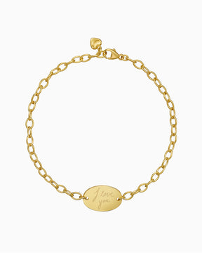 Handschrift Upload Gravurarmband Gravurplatte Oval