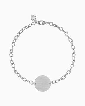 Gravurarmband Gravurplatte Rund