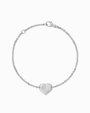 Kindersymbole Gravurarmband Gravurplatte Herz