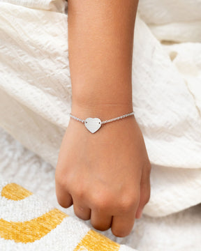 Kindersymbole Gravurarmband Gravurplatte Herz