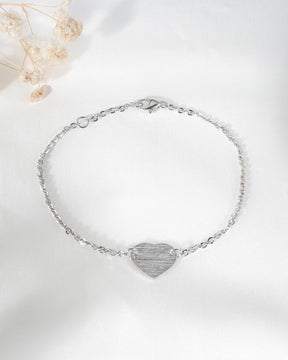 Engraving bracelet engraving plate heart