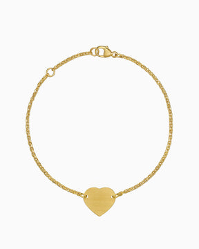 Gravurarmband Gravurplatte Herz