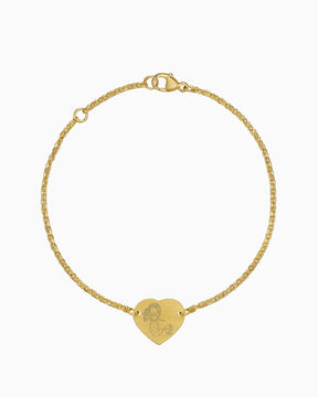 Kindersymbole Gravurarmband Gravurplatte Herz