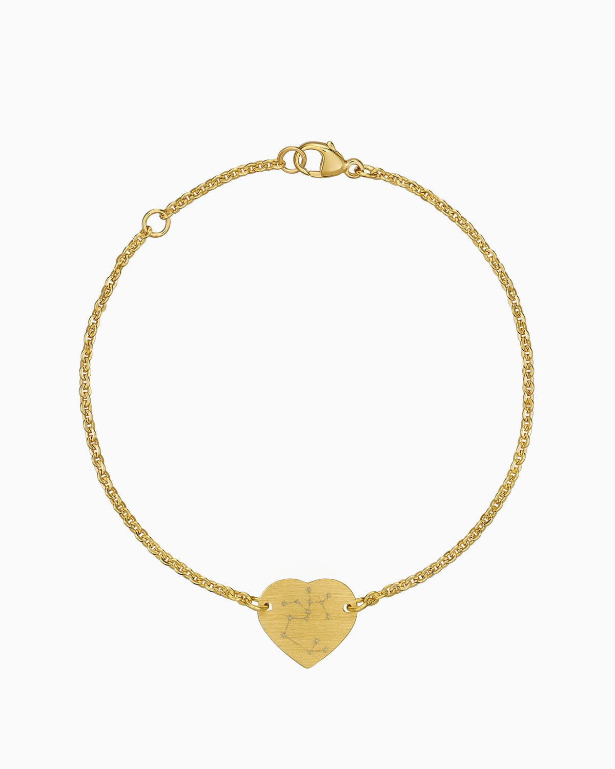 Sternzeichen Gravurarmband Gravurplatte Herz