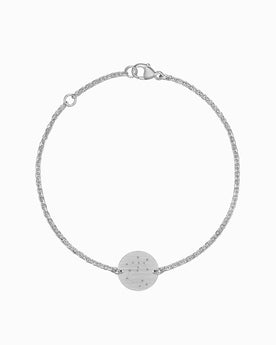 Sternzeichen Gravurarmband Gravurplatte Rund