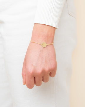 Fingerabdruck Gravurarmband Gravurplatte Rund