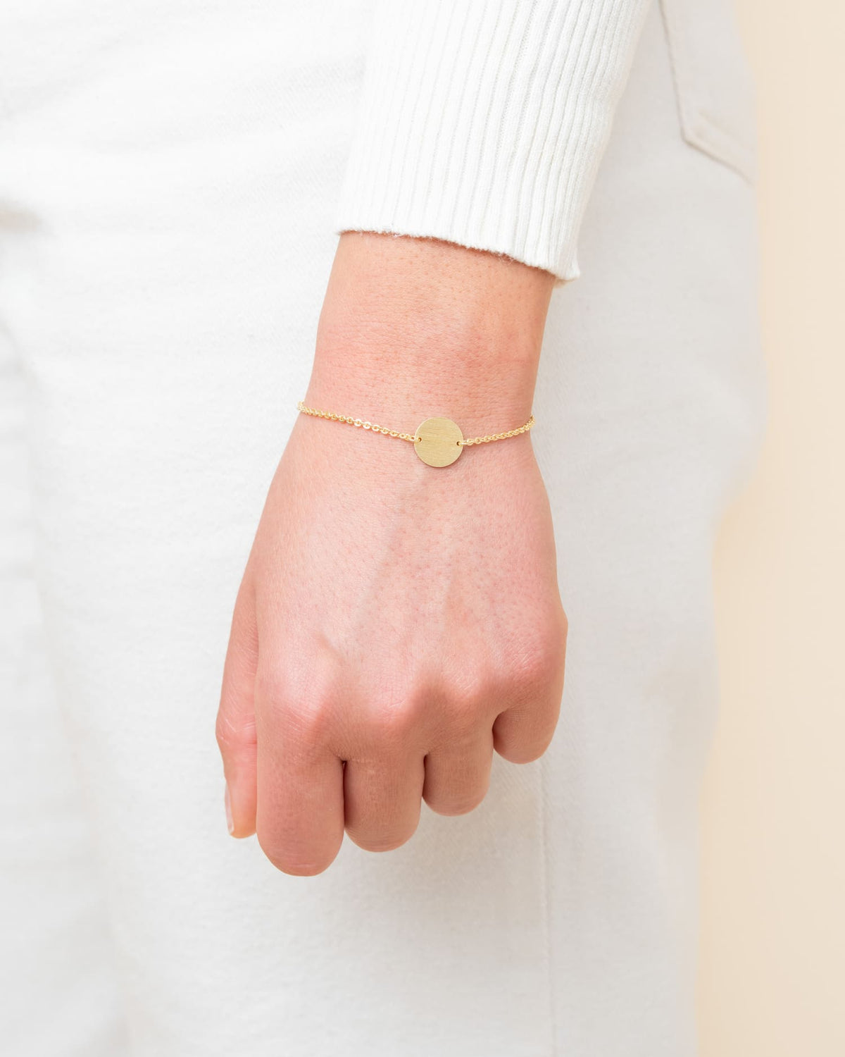 Gravurarmband Gravurplatte Rund