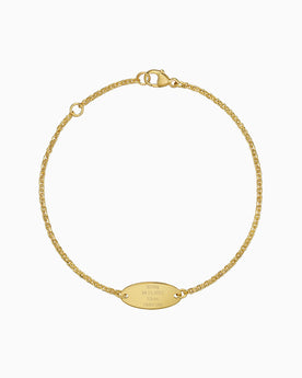 Date of birth engraving bracelet engraving plate oval