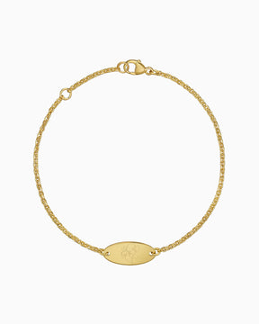 Grafik Upload Gravurarmband Gravurplatte Oval