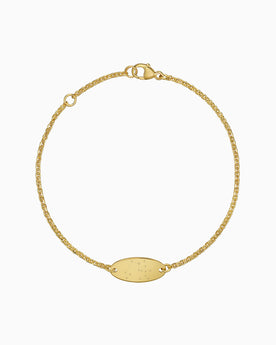 Dierenriemteken graveren armband graveerplaat ovaal