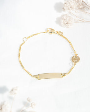Gravurarmband Gravurplatte Babyfüße