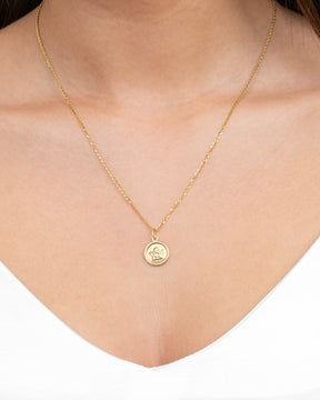 Graveerplaatjes hanger ketting beschermengel