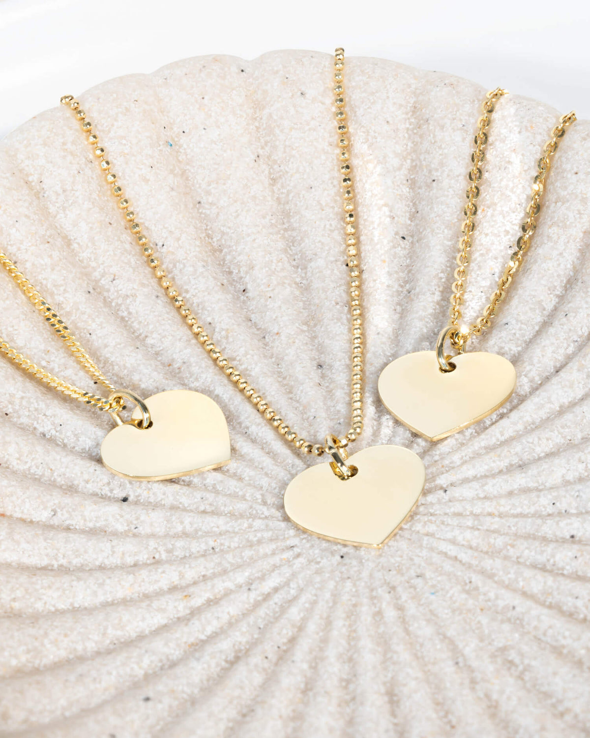 Koordinaten Herz Halskette Gravurplatte Anhänger 13mm
