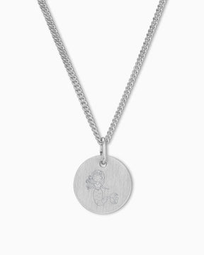 Kindersymbole Gravurplatte Halskette Anhänger Rund 12mm