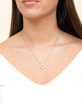 Ring Necklace Engraving plate Pendant