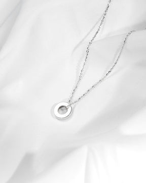 Ring Necklace Engraving plate Pendant