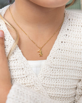 Mädchen Halskette Anhänger Gravurplatte
