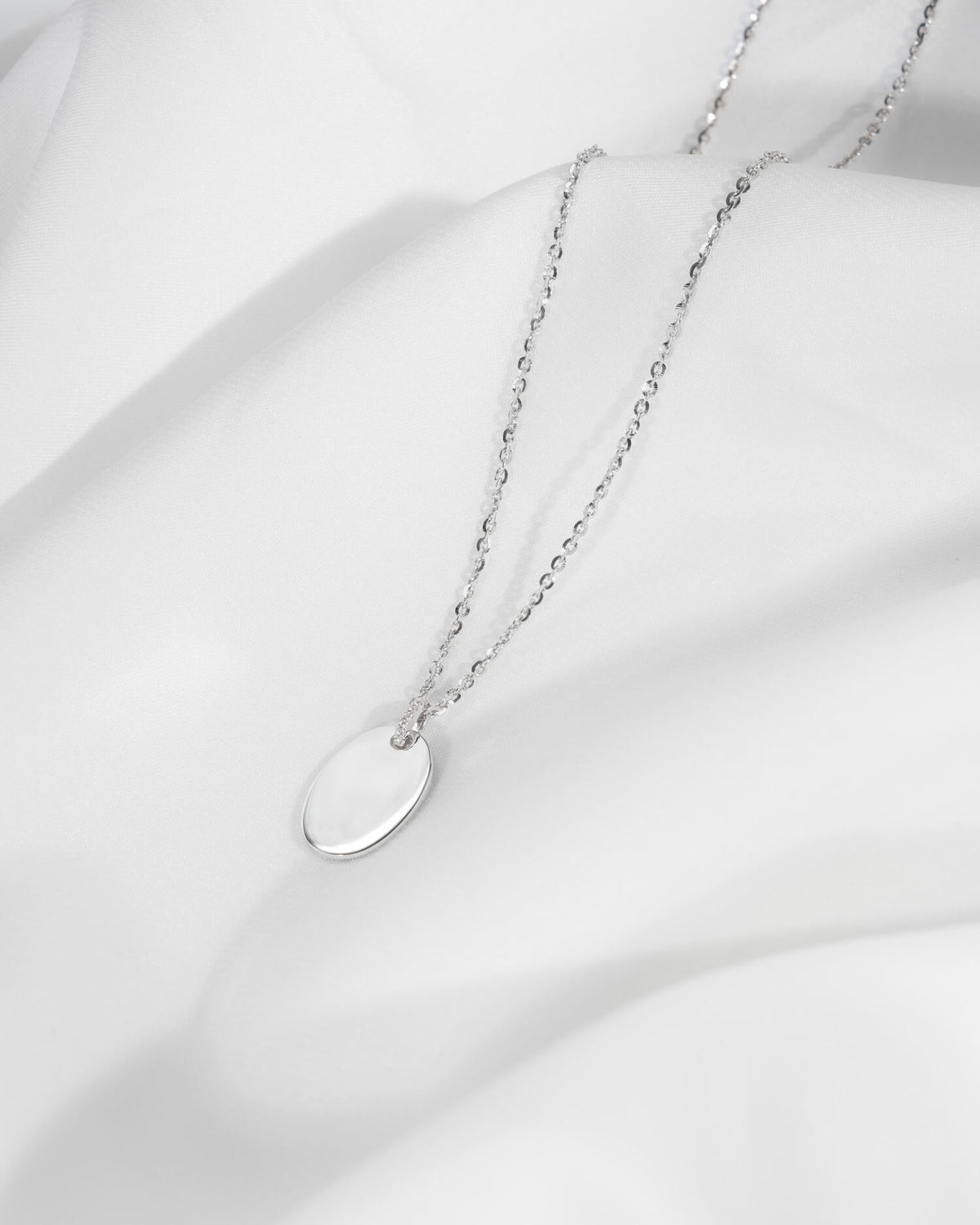 Kindersymbole Gravurplatten Halskette Anhänger Zirkonia Oval