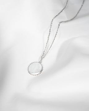 Handwriting Uploud sun necklace engraving plate pendant