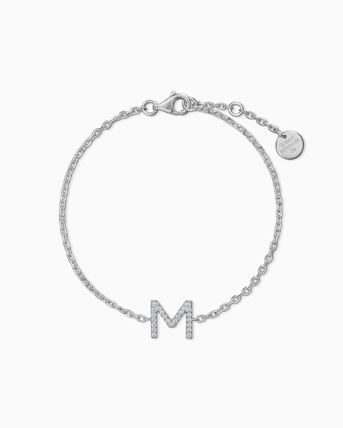 Buchstaben Armband Zirkonia