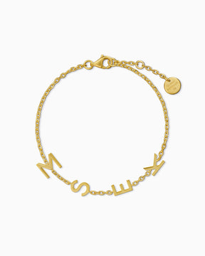 Buchstaben Armband