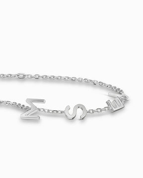Buchstaben Armband