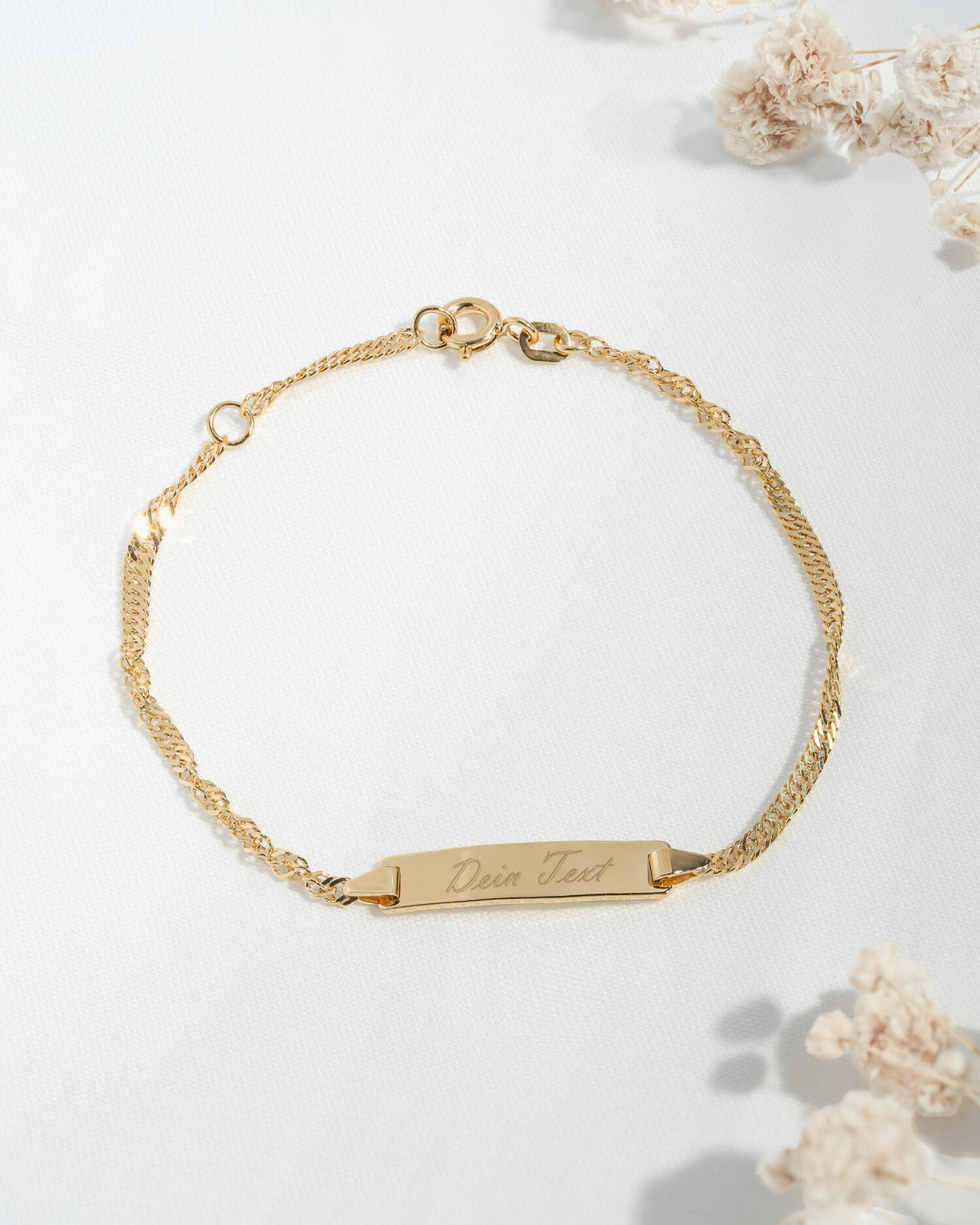 Gravurarmband Gravurplatte