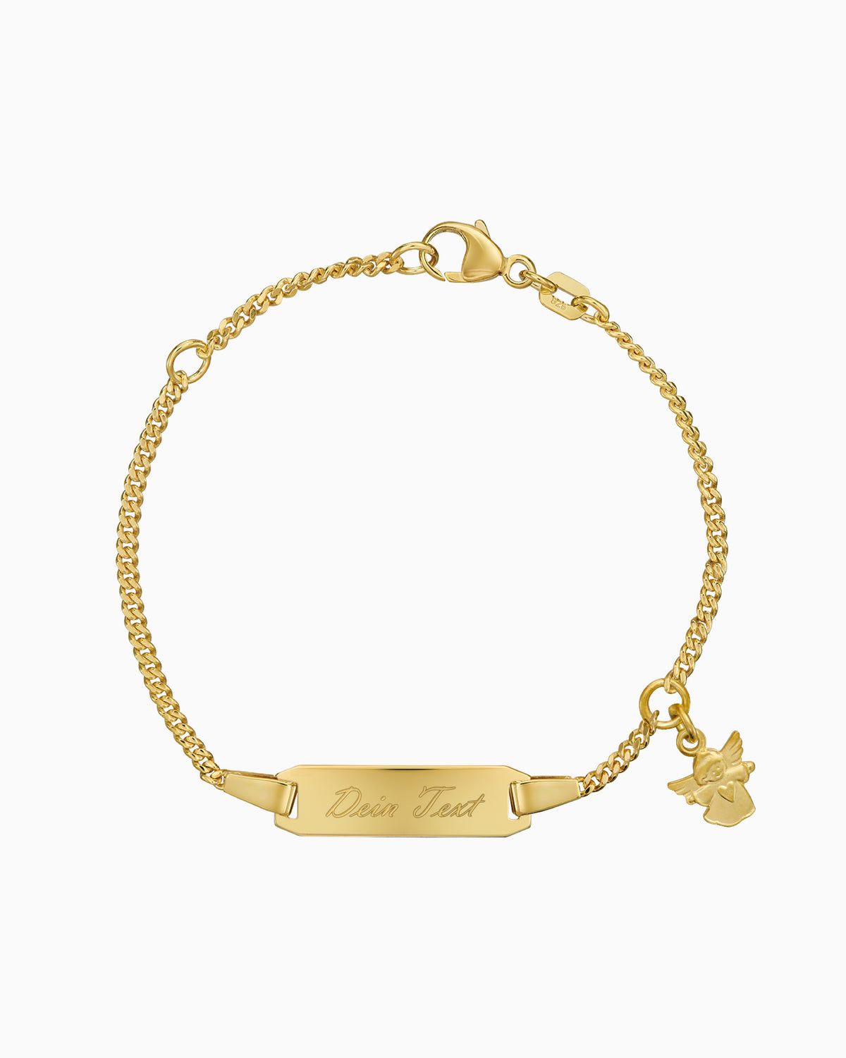 Gravurarmband Gravurplatte Schutzengel