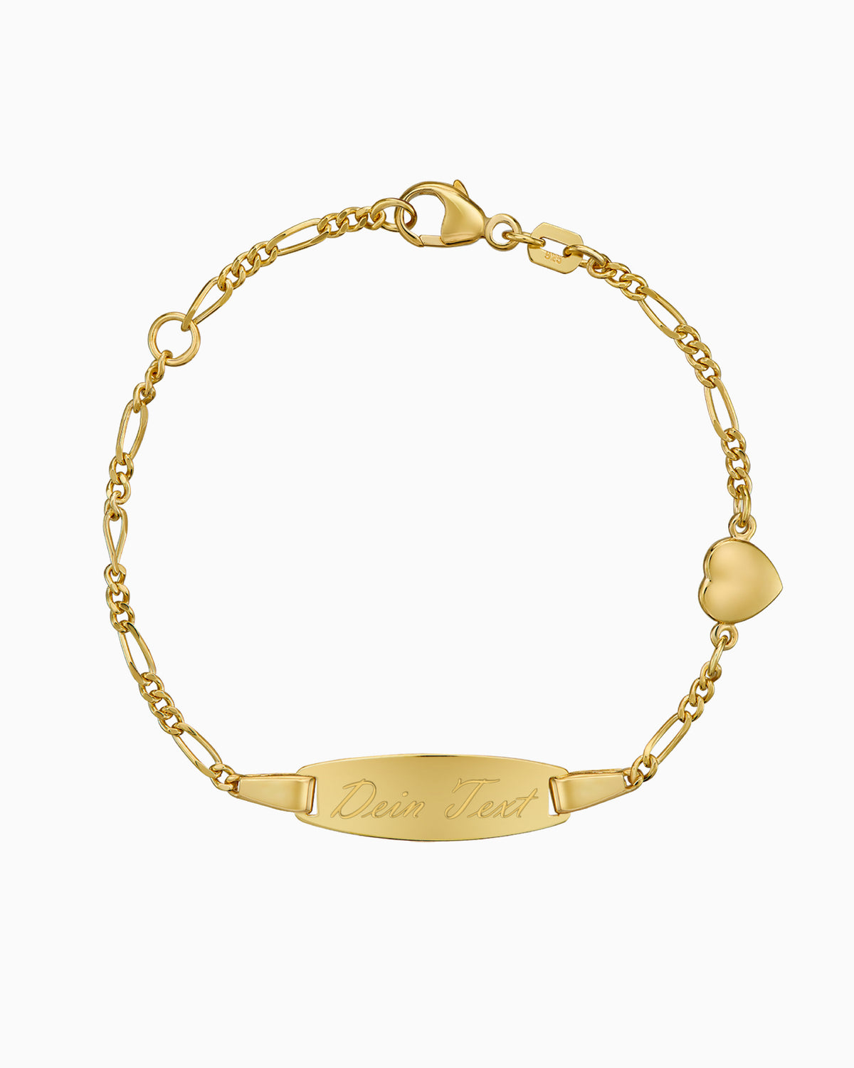 Gravurarmband Gravurplatte Herz
