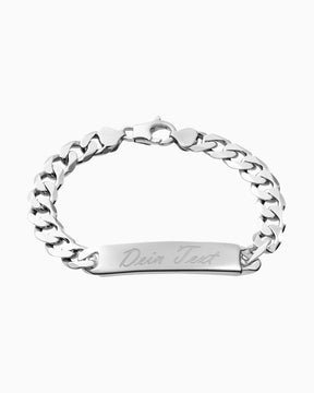 Graveerarmband Graveerplaatje Pantser ID-armband