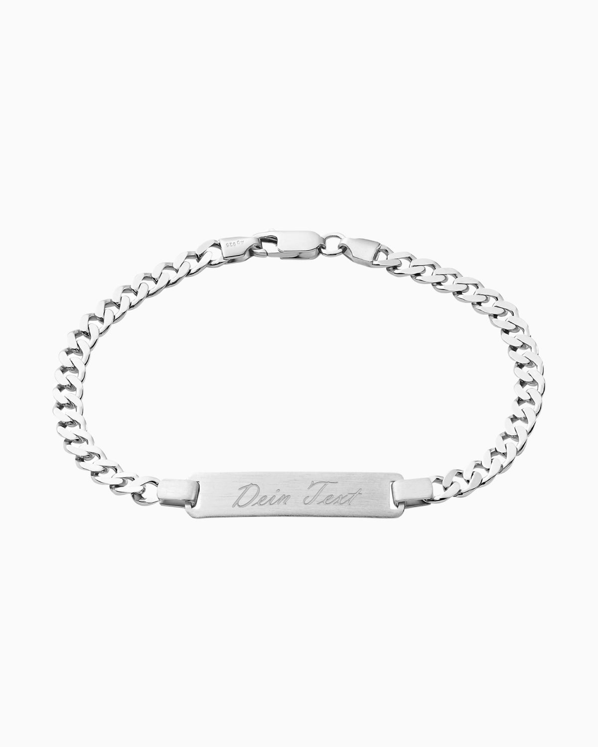 Gravurarmband Gravurplatte Mattiert