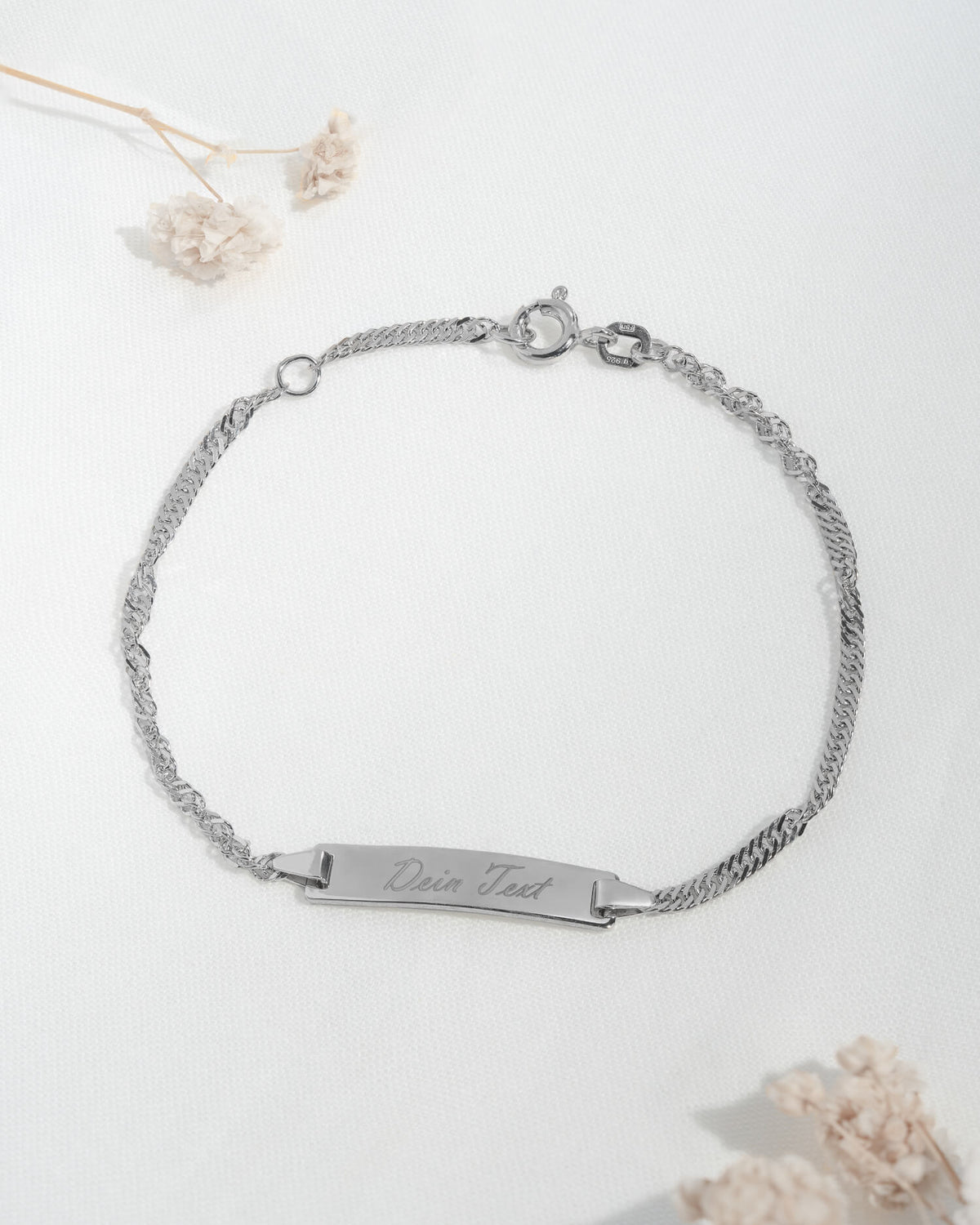 Graveerarmband Graveerplaat