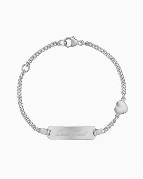 Gravurarmband Gravurplatte Herz