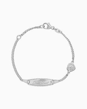 Gravurarmband Gravurplatte Schutzengel Herz