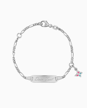 Gravurarmband Gravurplatte Schmetterling