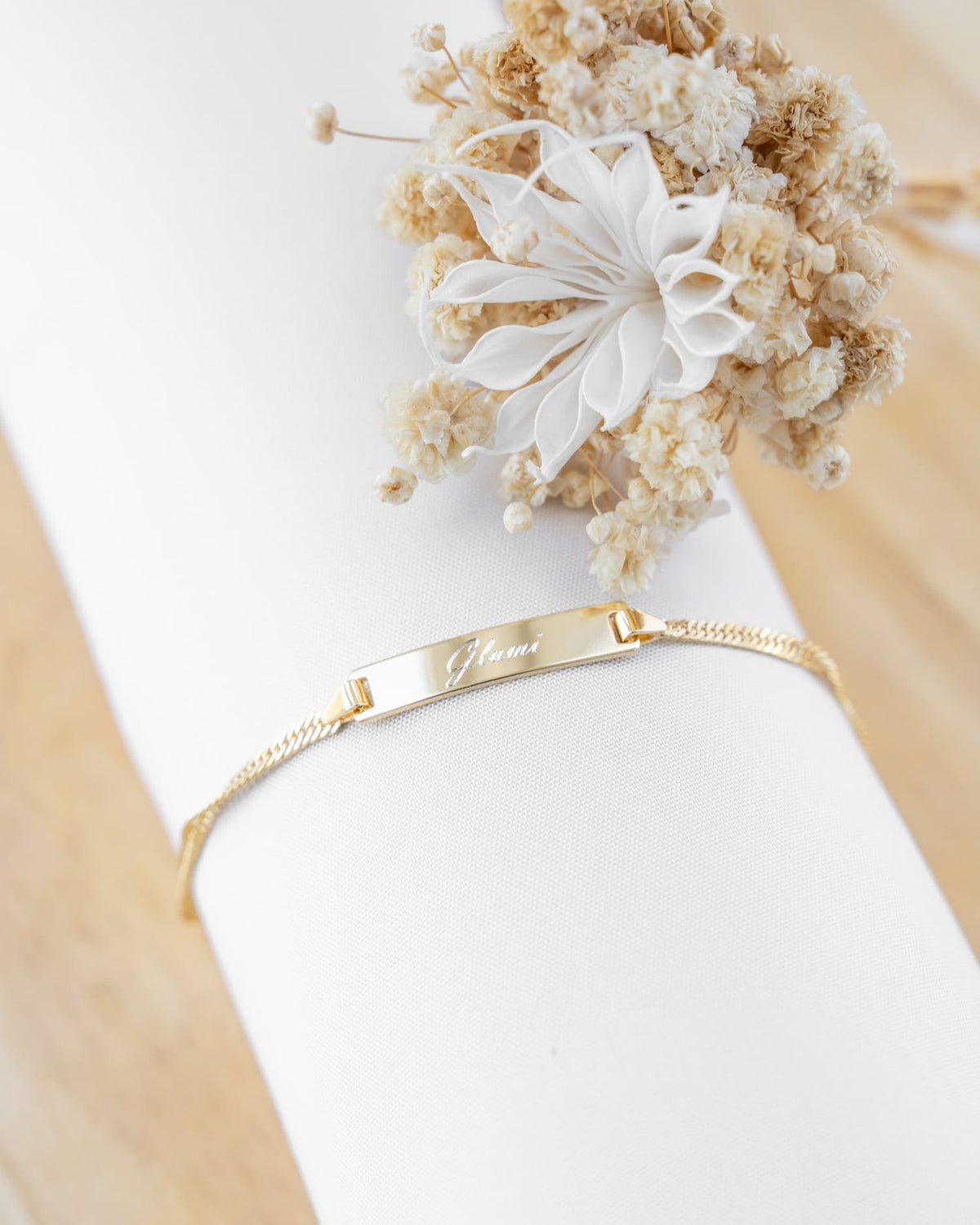 Gravurarmband Gravurplatte