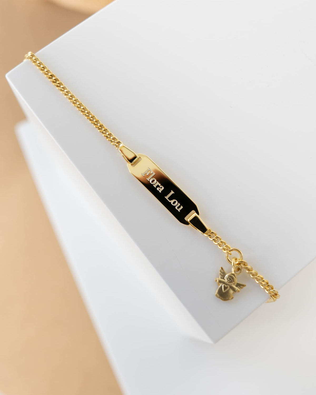 Graveerarmband Graveerplaatje Beschermengel