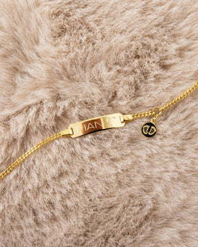 Gravurarmband Gravurplatte Babyfüße
