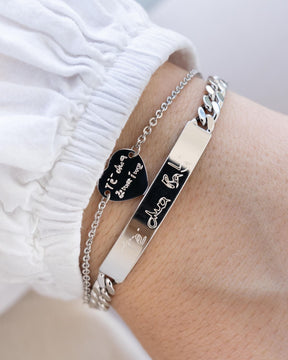 Gravurarmband Gravurplatte Herz