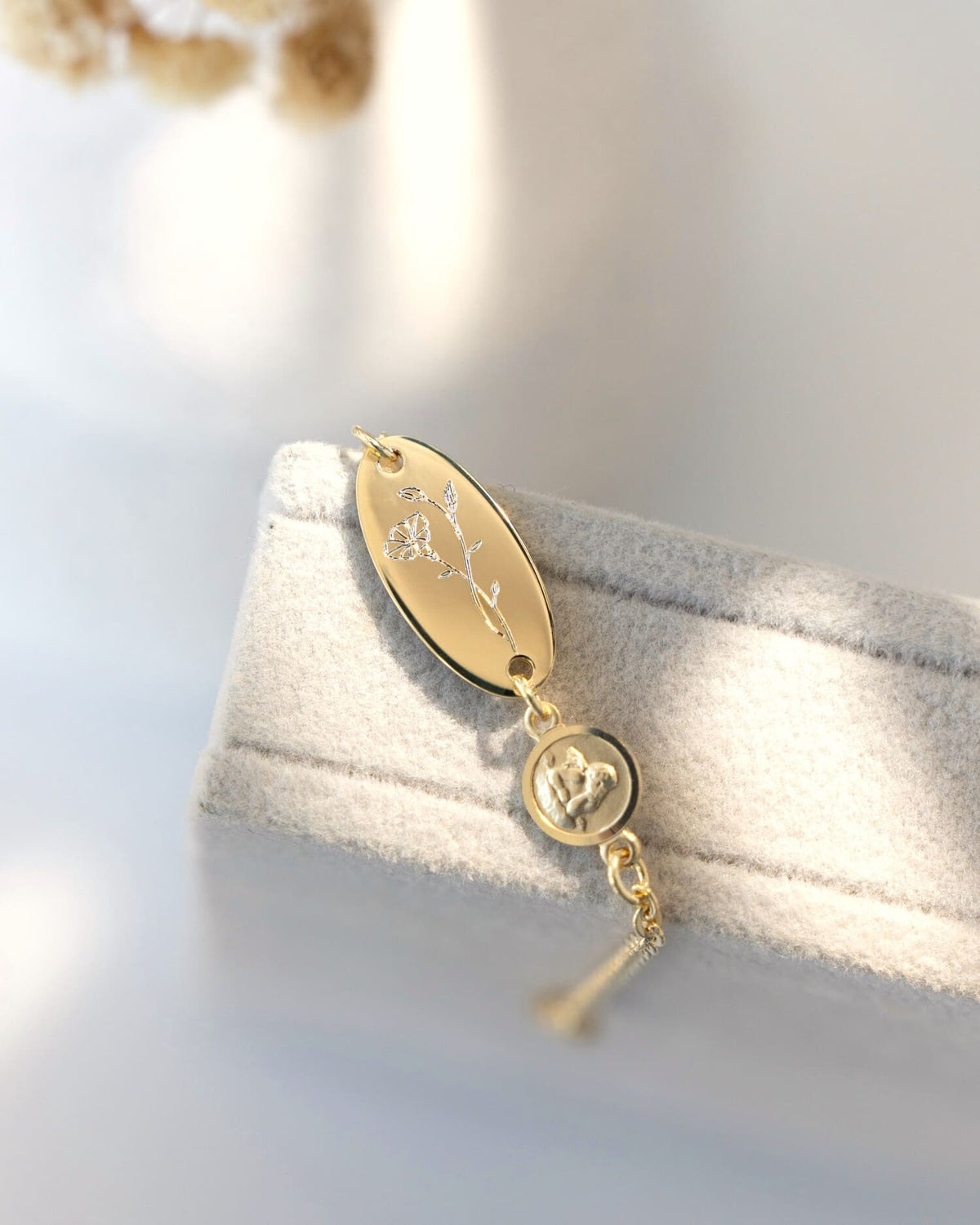 Gravurarmband Gravurplatte Schutzengel
