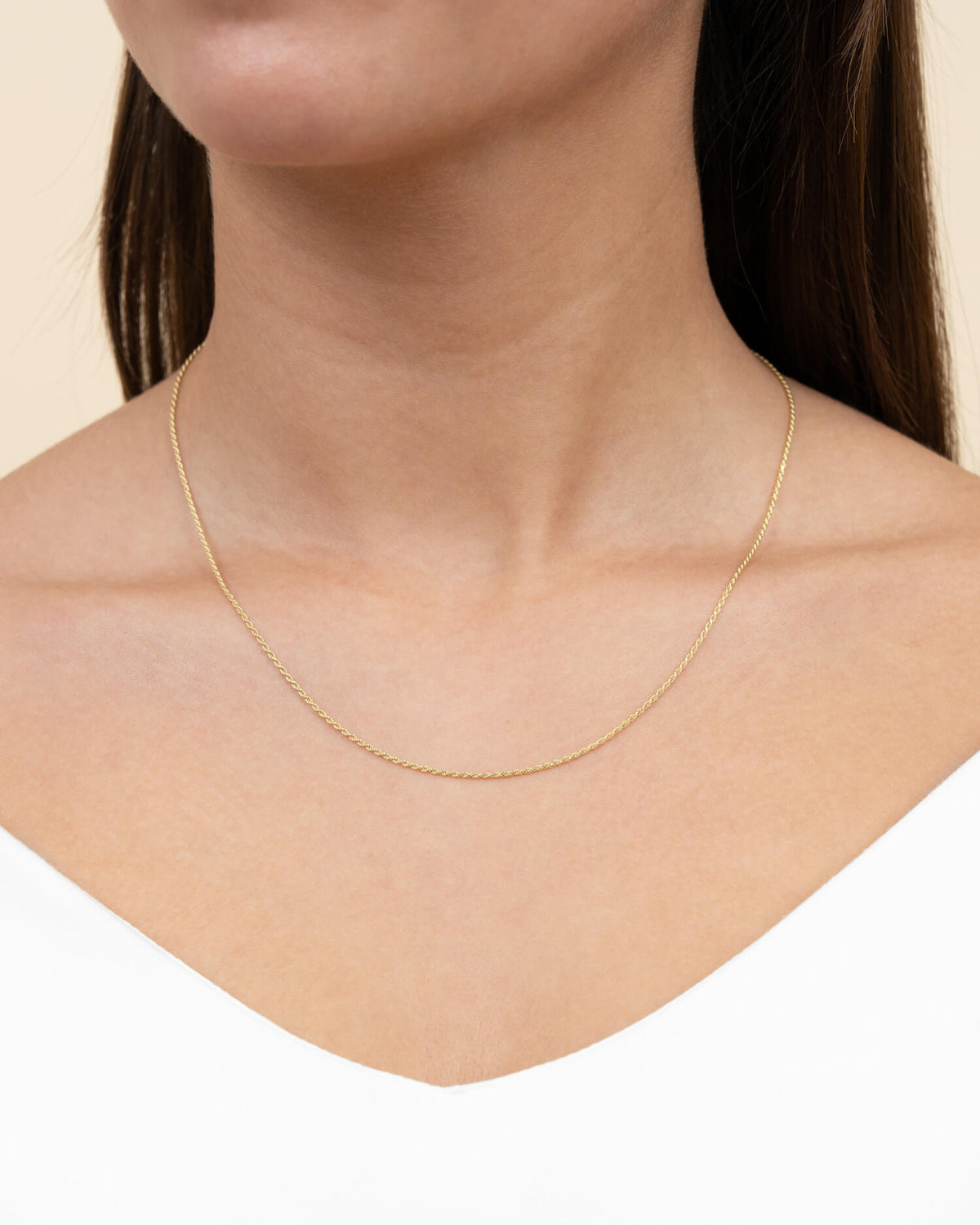Kordelkette 925 Silber 18 Karat Vergoldet 1,20mm