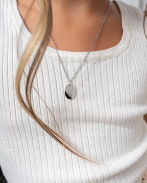 Zodiac sign engraving plates necklace pendant zirconia oval