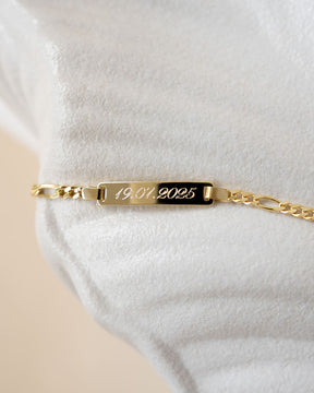 Partner Armbänder Gravurarmband Figaro