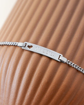 Gravurarmband Gravurplatte Herz
