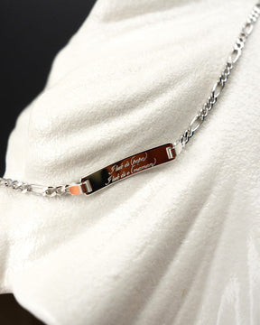 Graveerarmband Graveerplaat