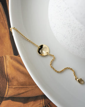 Graveerarmband graveerplaatje rond